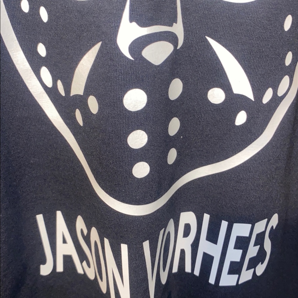 NEW!  DBL-SDED- FRIDAY THE 13TH- JASON VORHEES- *GLOW IN THE DARK TSHIRT*! - Picture 6 of 7